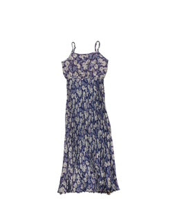 Ava and Lu Grey Floral Slip Dress & V Neck Sweater
